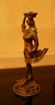 "Donna del Sud" - scultura in bronzo a cera persa